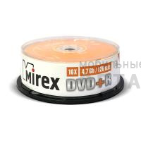 Диск MIREX DVD+R 16X 4,7GB Cake box 25 (25/300) Диск MIREX DVD+R 16X 4,7GB Cake box 25 (25/300)