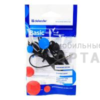 Наушники проводные внутриканальные DEFENDER Basic 603, черные