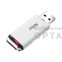 Флешка USB3.0 32 Гб   Netac U185 с LED индикатором, белый