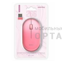 Мышь беспроводная Smartbuy 266AG (SBM-266AG-P) розовый (1/40)