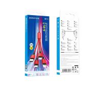 Кабель USB to 2 x Lightning/Type-C/Micro Borofone BX72, 1.0м, 2.0A, красный