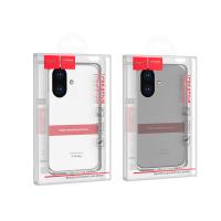 Чехол HOCO Light series TPU для iPhone 16 Plus, прозрачный