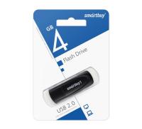 Флешка USB 4Gb SmartBuy Scout, USB 2.0, черный