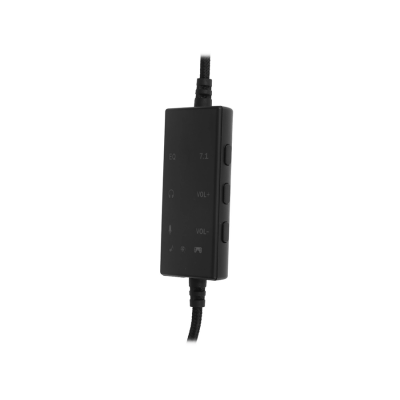 Гарнитура игровая REDRAGON Aurora, USB, звук 7.1, кабель 1.8м, черный (1/10)